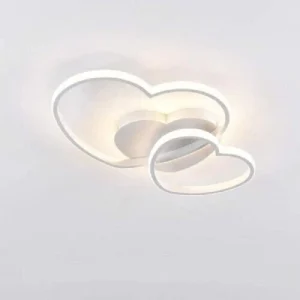 LAMPADARIO LED DOPPIO CUORE 33W